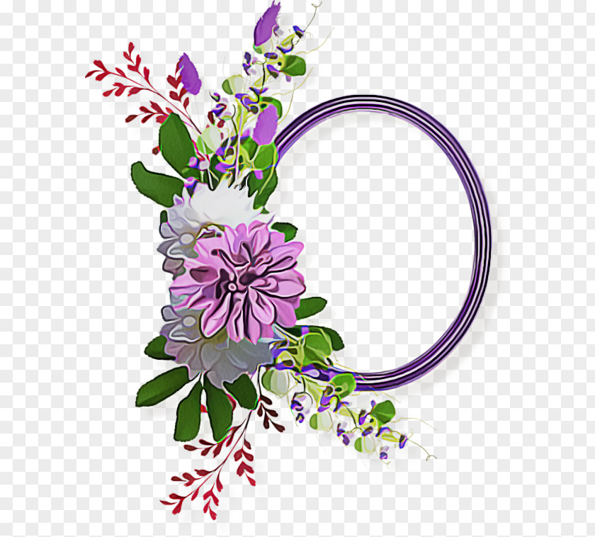 Purple Plant Flowers Background PNG