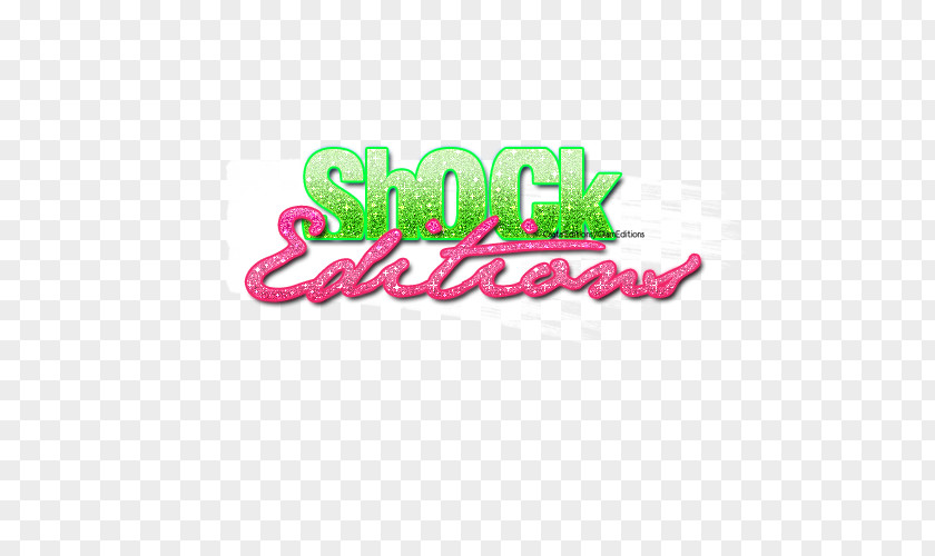 Shock Text Logo Brand Font PNG