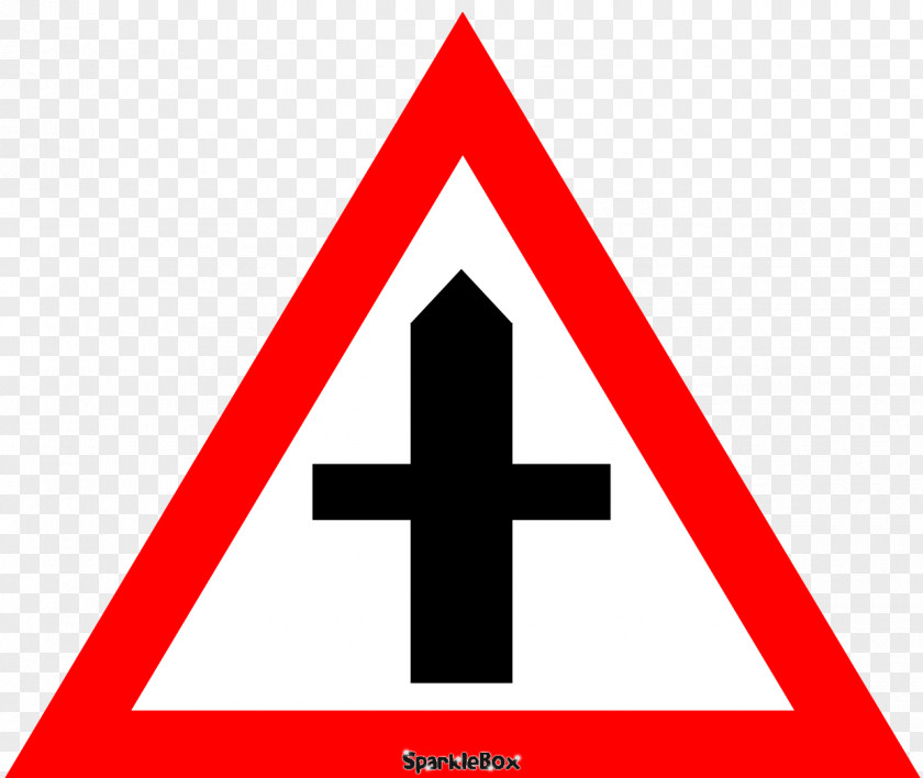 Crossroads The Highway Code Priority Signs Road In Italy Traffic Sign Warning PNG
