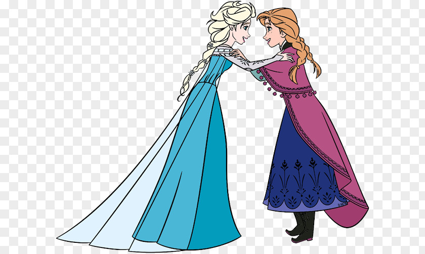 Elsa Anna Frozen Clip Art PNG