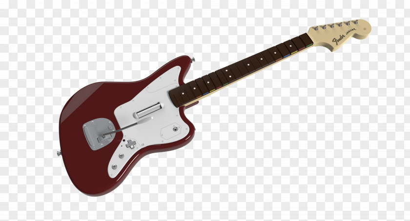 Fender Jaguar Electric Guitar Rock Band 4 Controller PNG