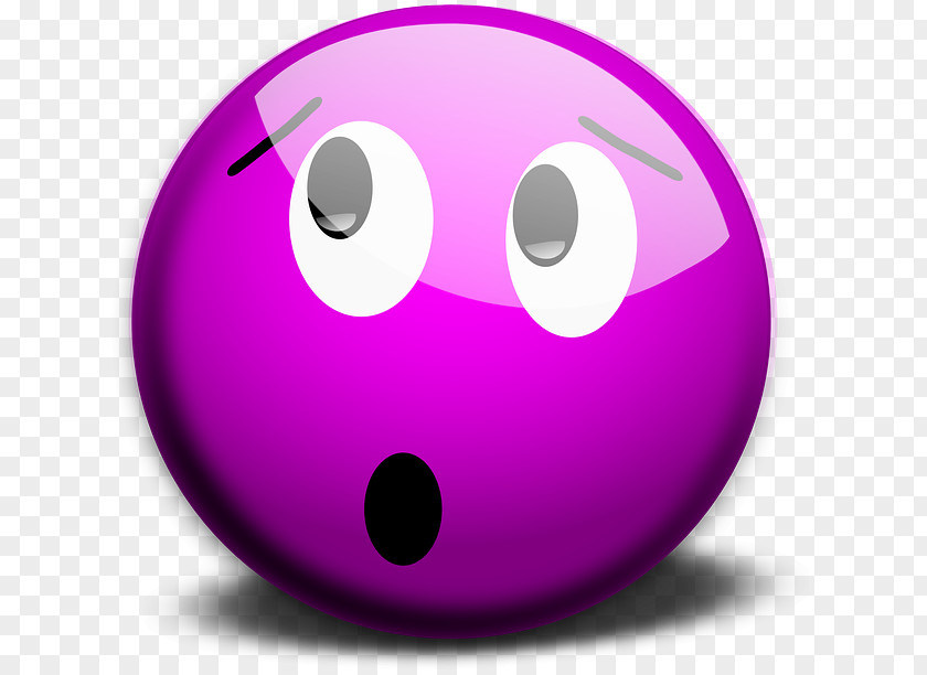 Lilac Smiley Emoticon Wink Clip Art PNG