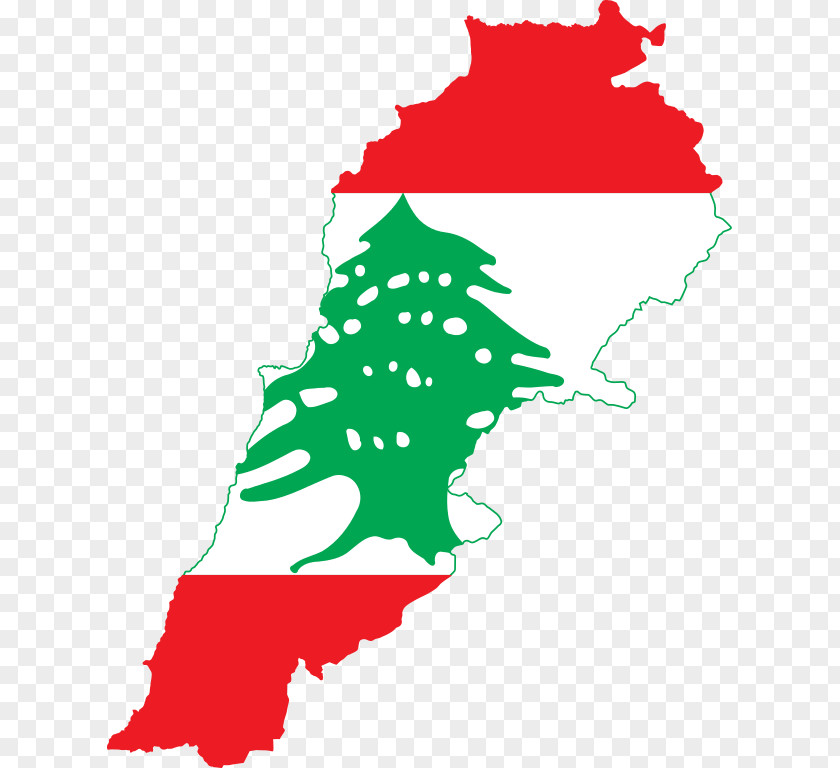 Map Flag Of Lebanon National PNG