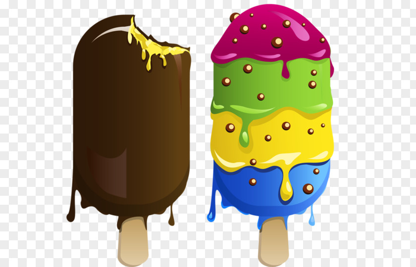 Ice Cream Cones Pop Chocolate Bar Clip Art PNG