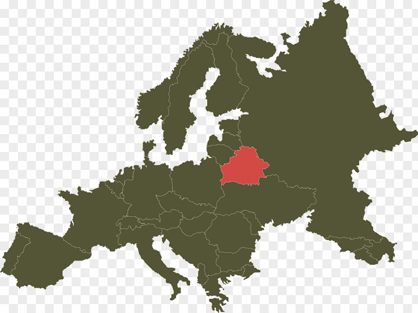Map Europe Vector PNG