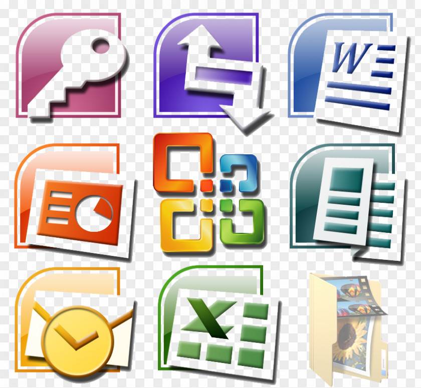 Microsoft Office 2007 Word Excel PNG