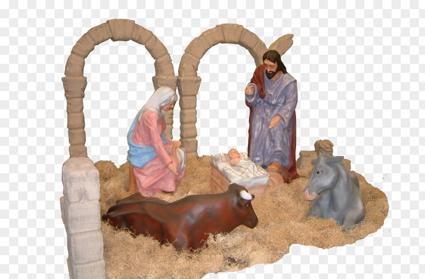 NACIMIENTO Nativity Scene Of Jesus Manger Ox Birth PNG