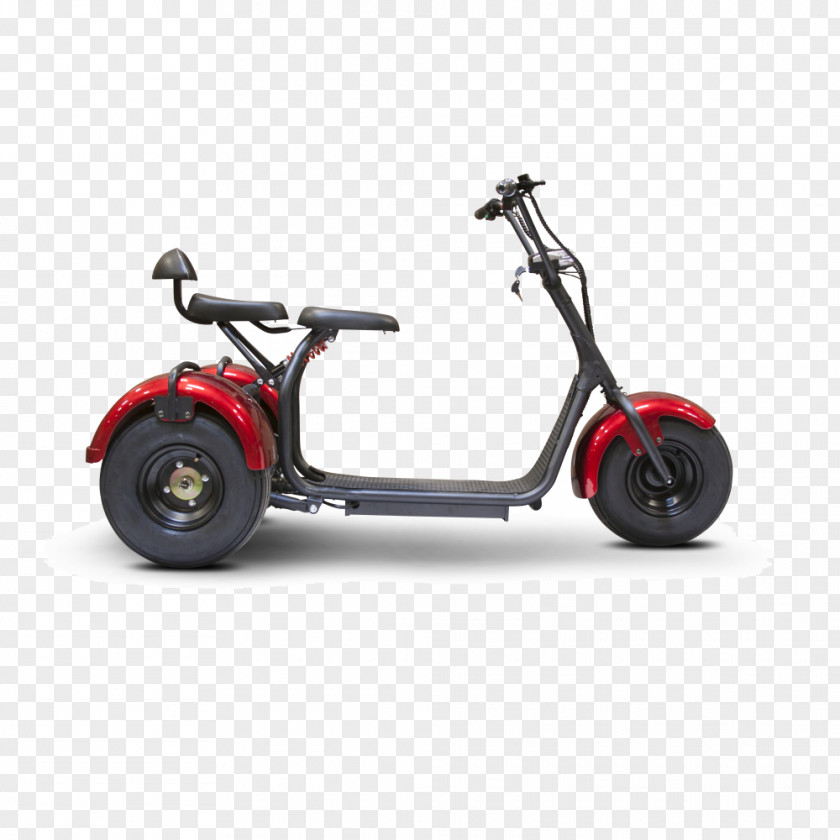 Scooter Wheel Electric Vehicle Chopper Motorized Tricycle PNG