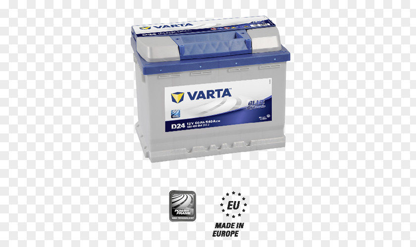 Automotive Battery VARTA Electric Ampere Hour VRLA PNG