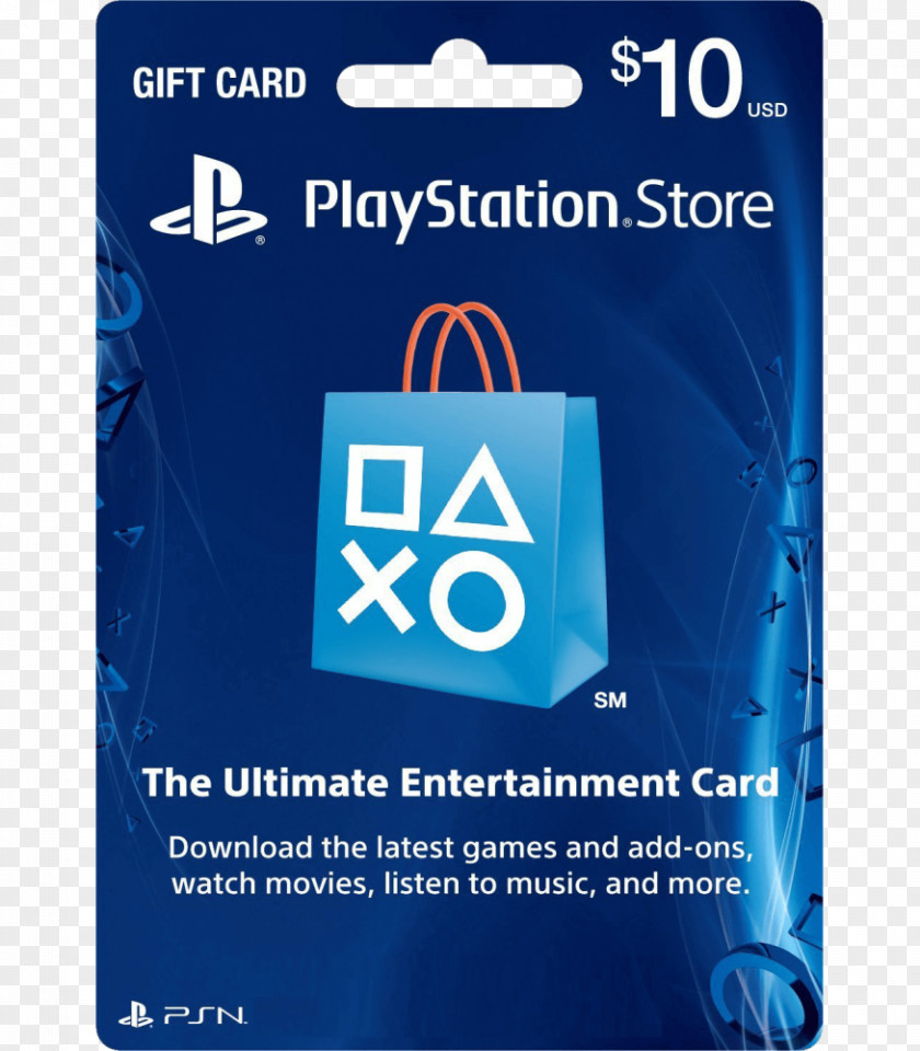 Credit Card PlayStation Store Network 4 PNG