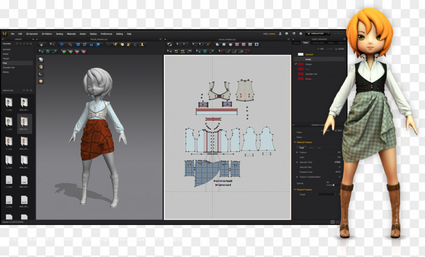 Design Marvelous Designer 7 For Steam Art Model Sheet PNG