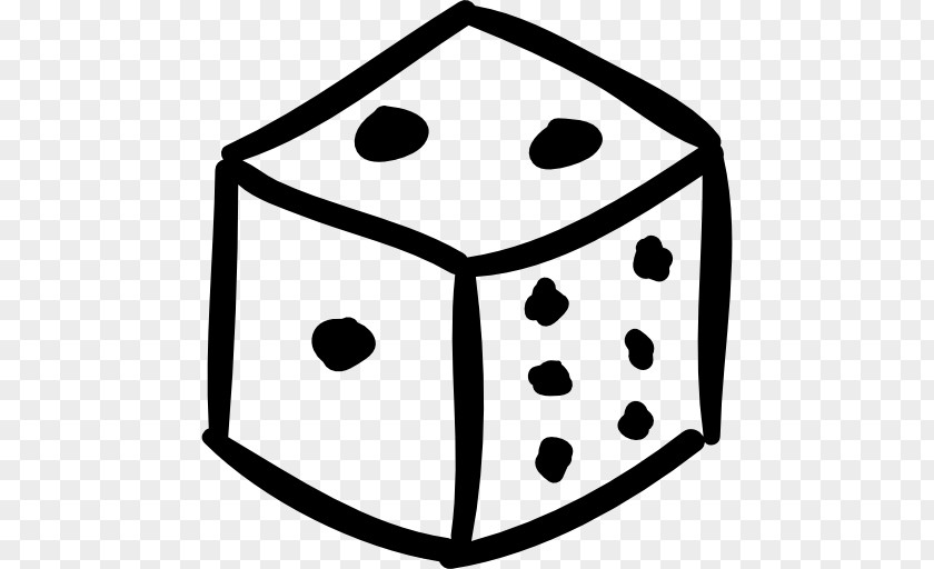 Dice Cube Game Drawing PNG