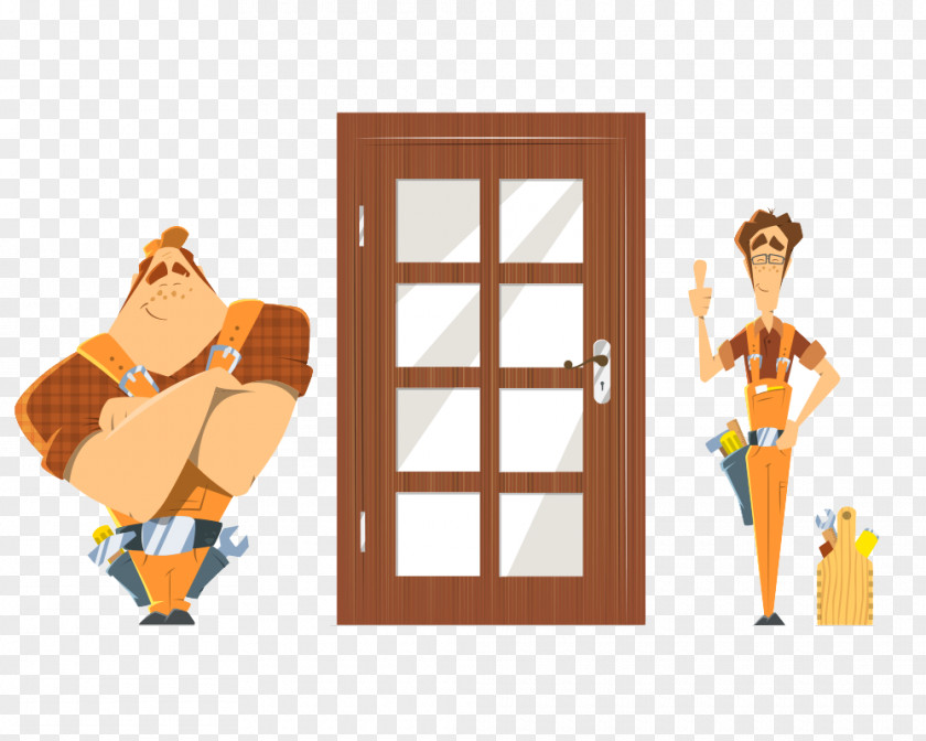 Door Woodworking Cartoon Room Wood PNG