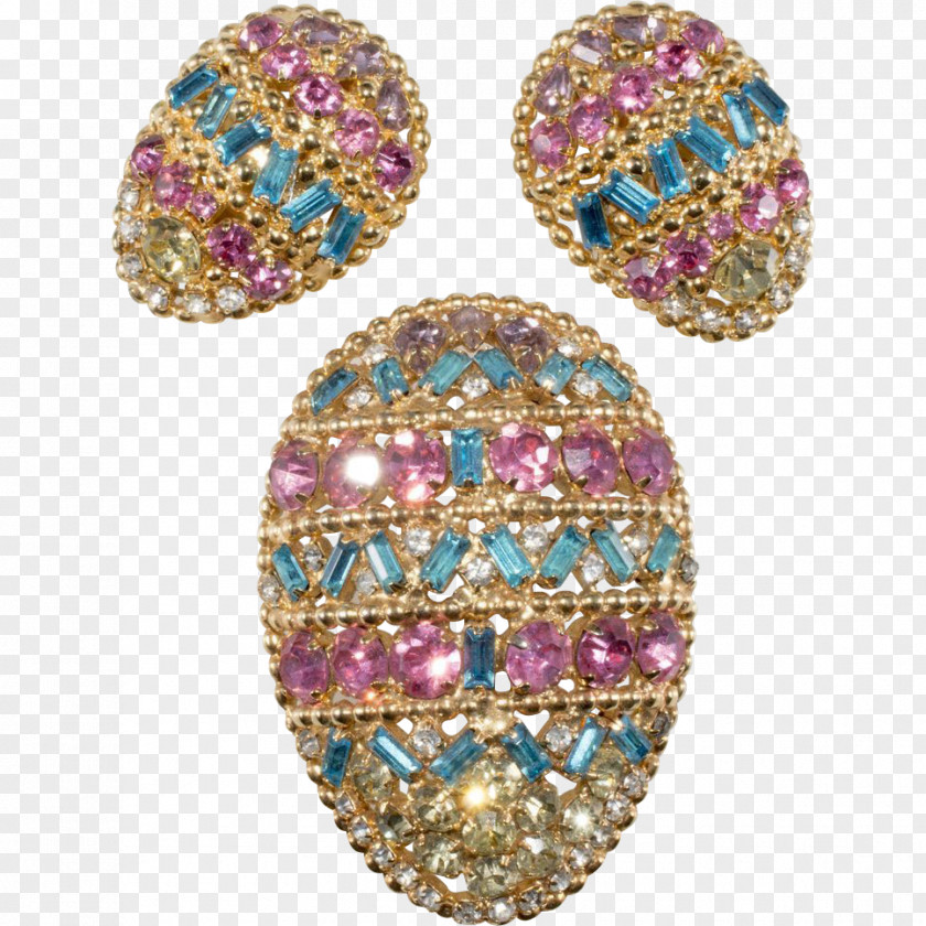 Gemstone Jewellery Magenta Glitter PNG