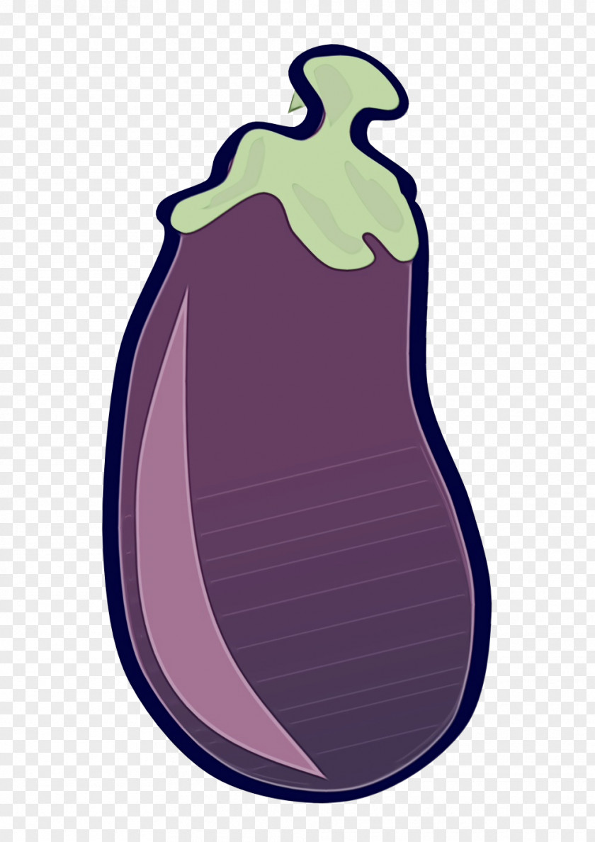 Violet Purple Eggplant Plant PNG