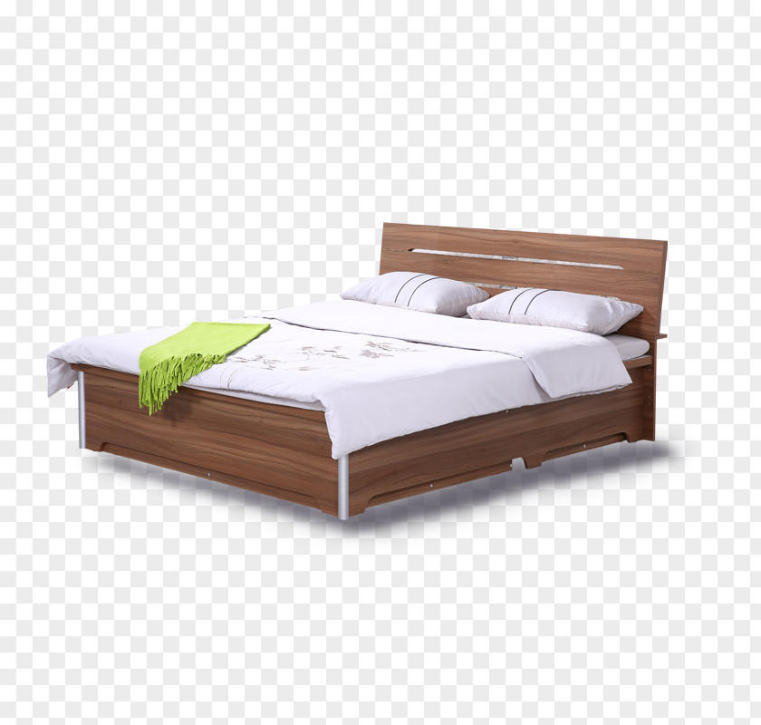 Nordic Style Queen Bed Frame Bedroom Furniture PNG