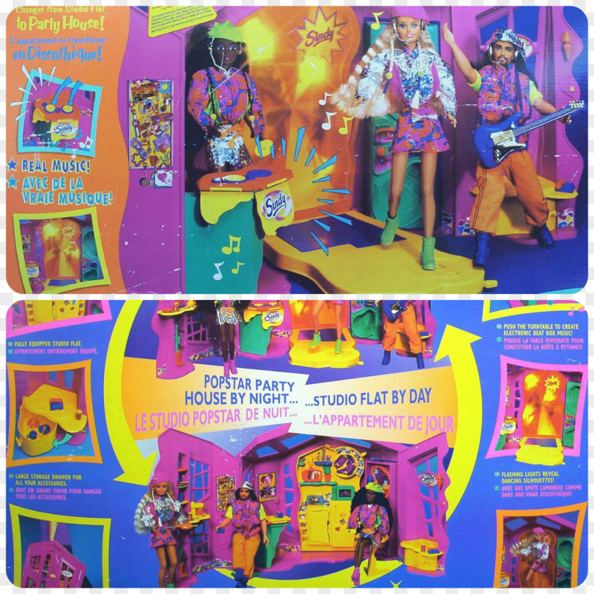 Party Pop Sindy 1:6 Scale Modeling Plastic Dollhouse PNG