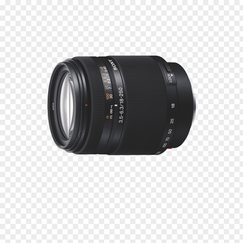 Sony α DT 18-250mm F/3.5-6.3 SLT Camera Lens PNG