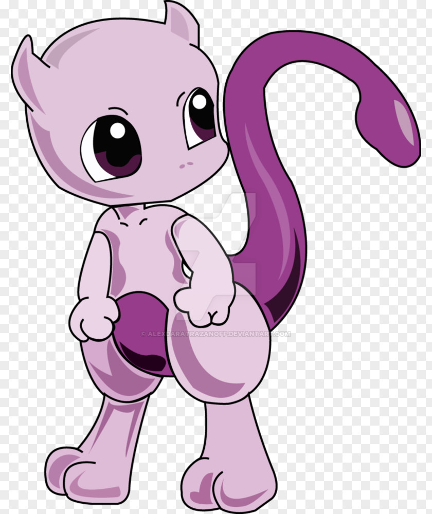 Baby Draw Cat Pokémon Ultra Sun And Moon Mewtwo Brillant PNG