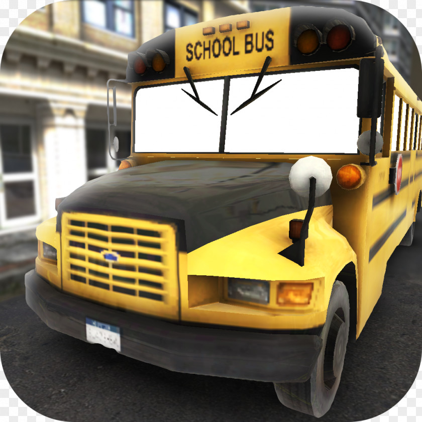 Bus School Car Bedazzled Gems PNG