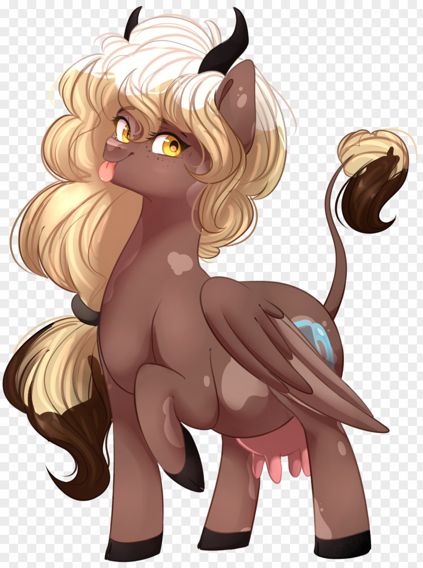 Horse Cat Cartoon Figurine PNG