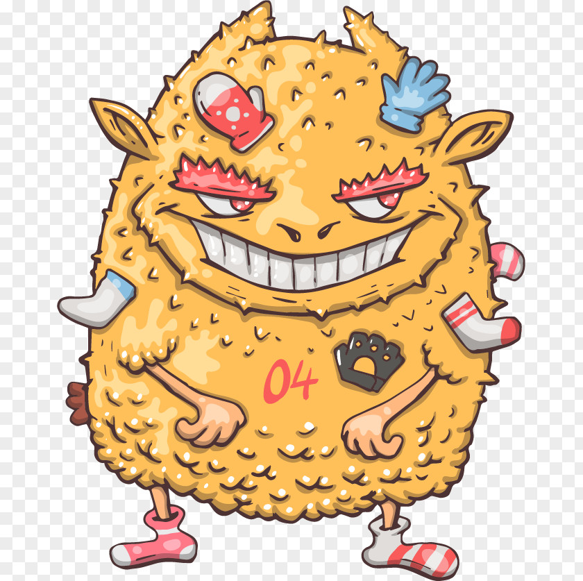 Monsticky Decorate Monsters Cartoon Clip Art PNG