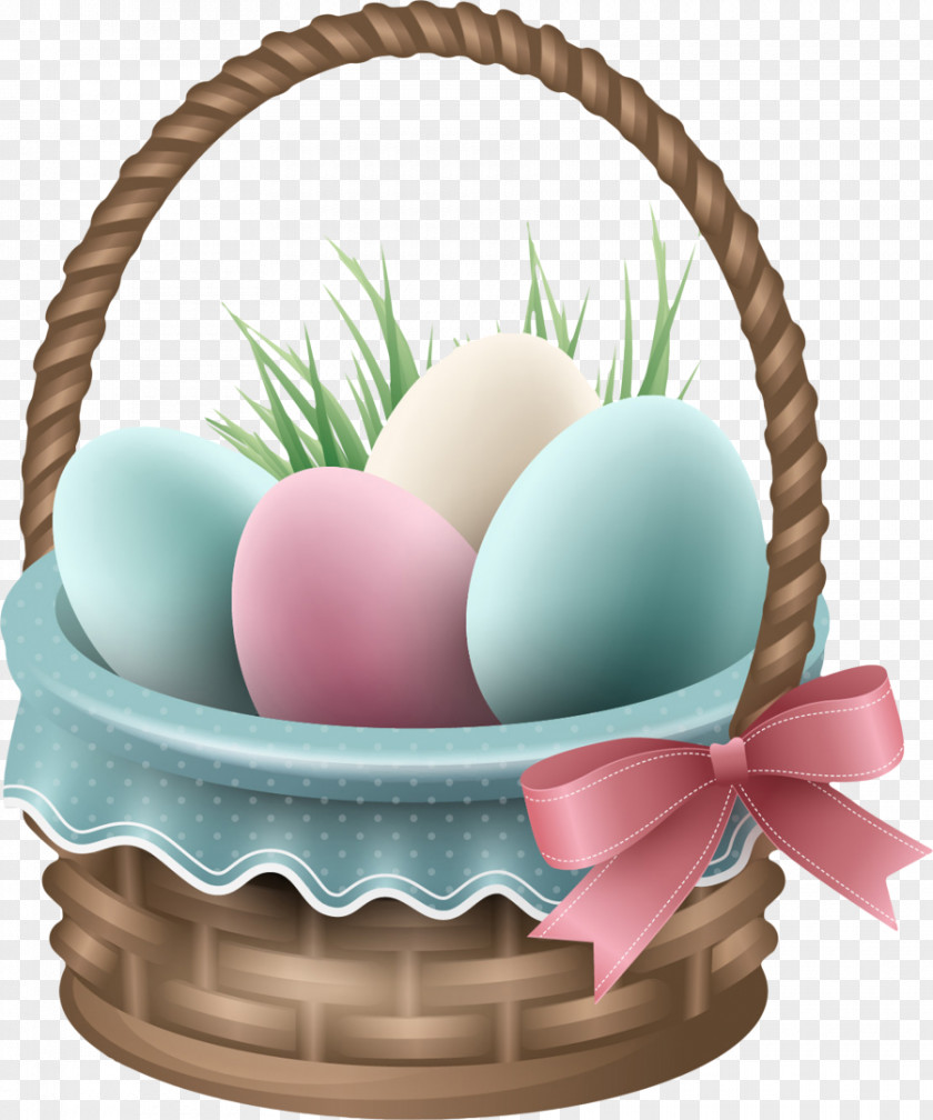 Easter Bunny Basket Egg PNG