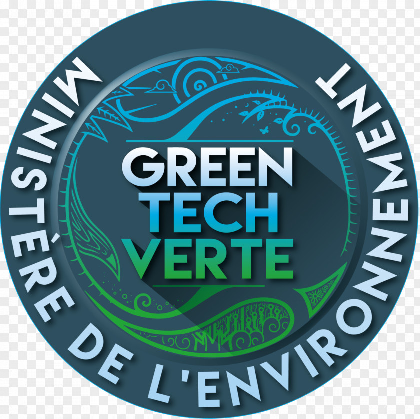 Green Technology Emblem Logo Brand Badge Teal PNG