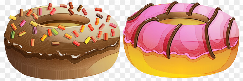 Pastry Doughnut Cartoon Birthday Cake PNG