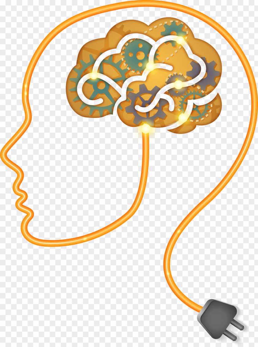 The Brain Neurofeedback Icon PNG