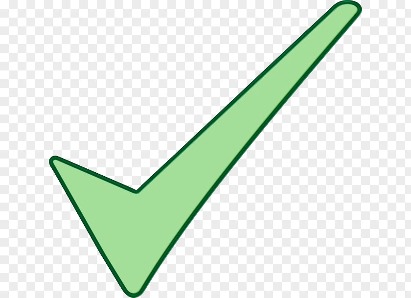 Triangle Green Check Mark PNG