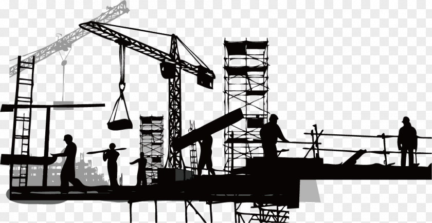 Construction Silhouette Vector Building Competencies And Quality: Case Study Results Architectural Engineering Proge Costruzioni PNG