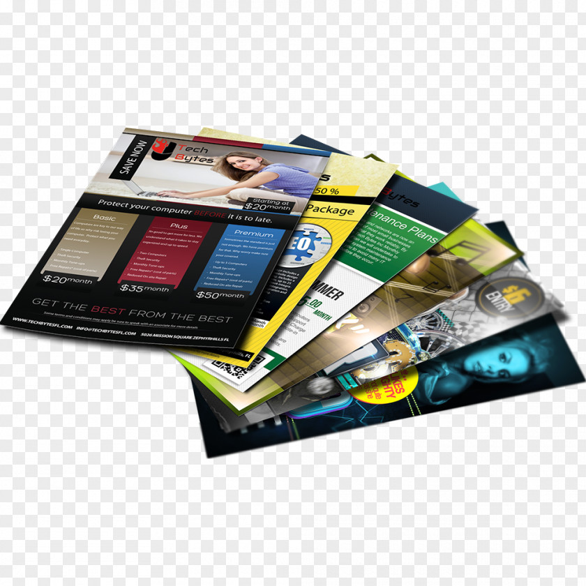 Flyer Brochure Graphic Design Printing Advertising PNG