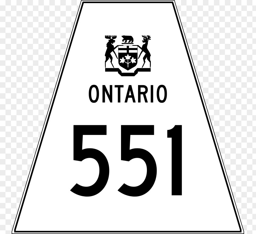 Highway Coat Of Arms Ontario Number Logo Brand PNG