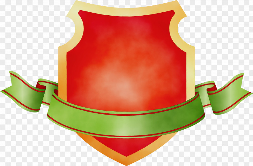 Red Shield Green Emblem Symbol PNG