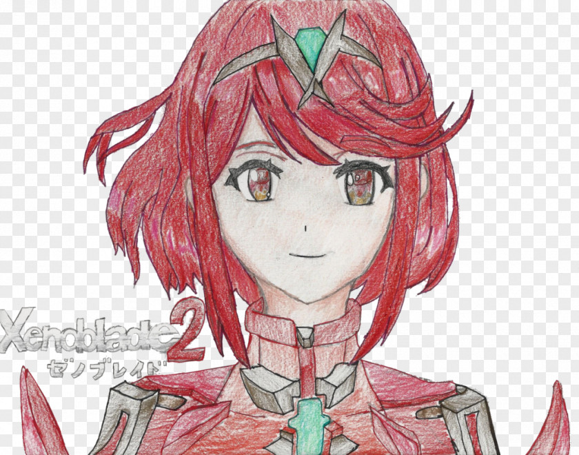 Xenoblade Chronicles 2 Homura Akemi Nintendo Switch Art PNG