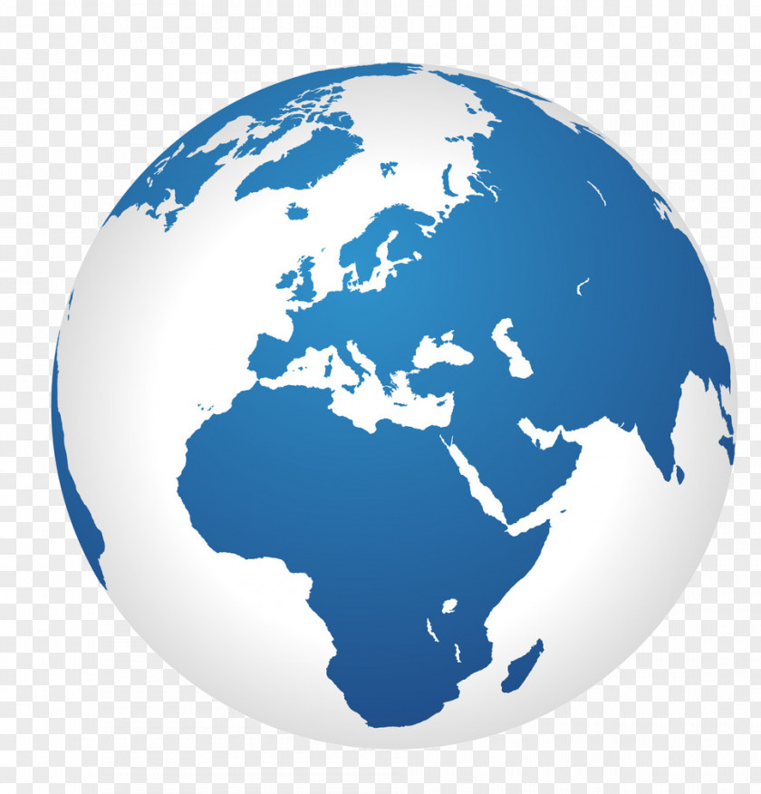 Earth Globe World Black And White Clip Art PNG