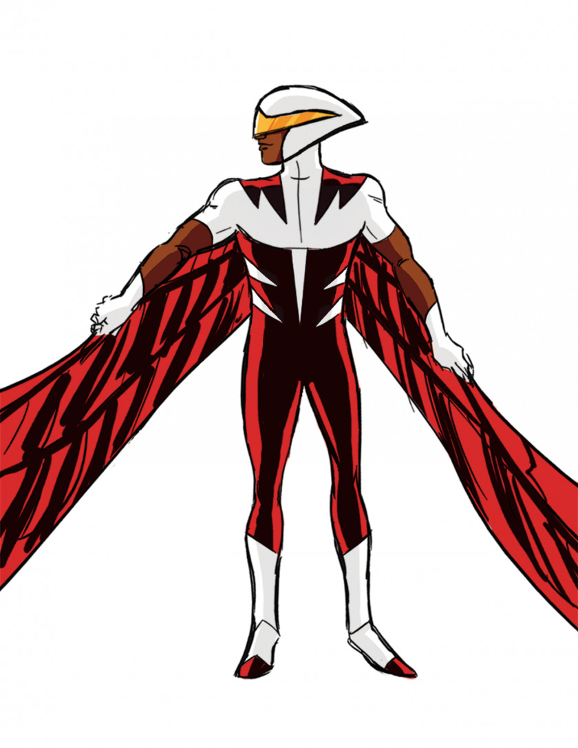 Falcon Wasp Superhero Marvel Comics Avengers PNG