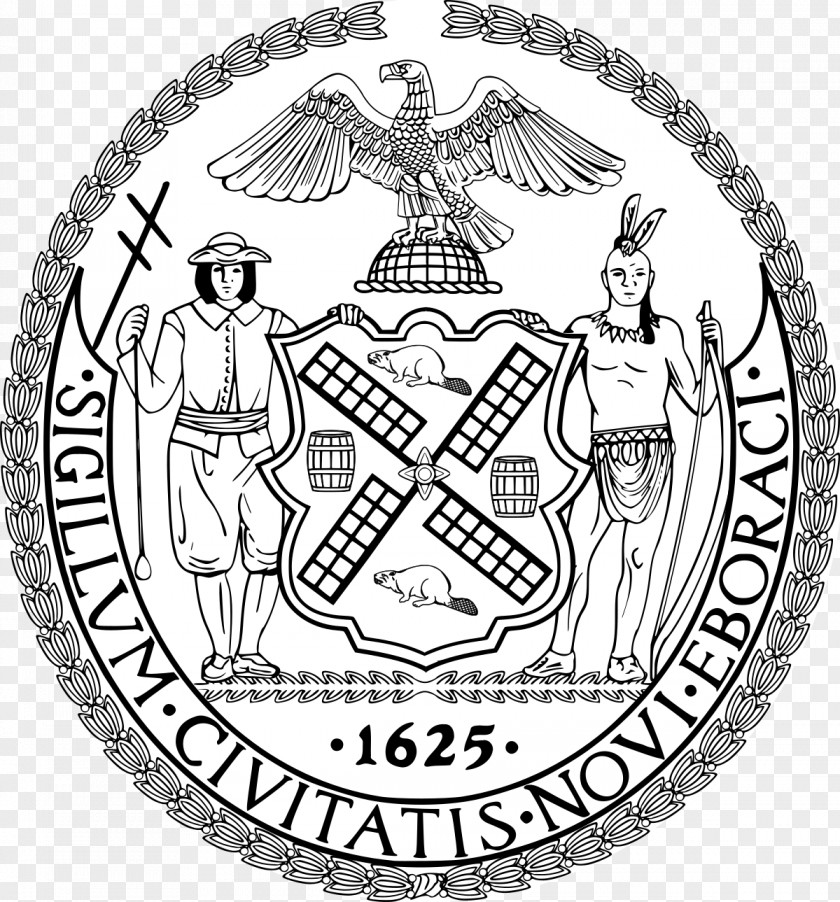 Manhattan Eboracum Seal Of New York City Council PNG