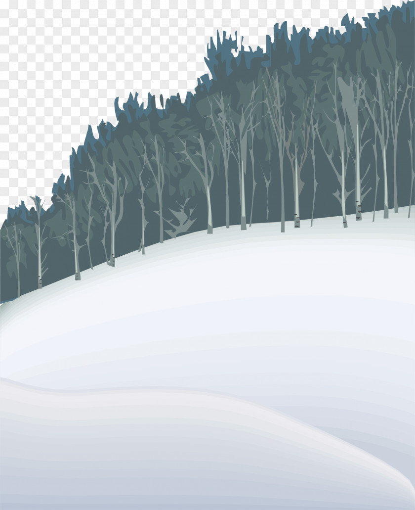 Snowy Winter Snow Warm Material Euclidean Vector PNG