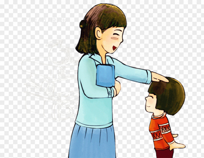 Cartoon Illustration For Teacher's Day Student Teacher Estudante Lesson PNG