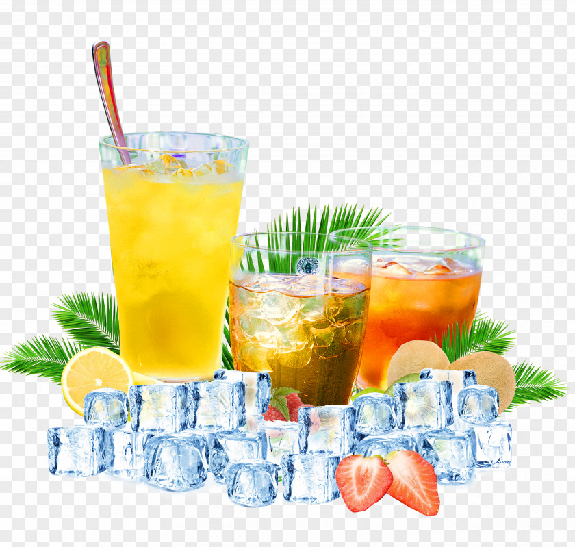 Iced Beverage Picture Material Smoothie Orange Drink Snow Cone PNG