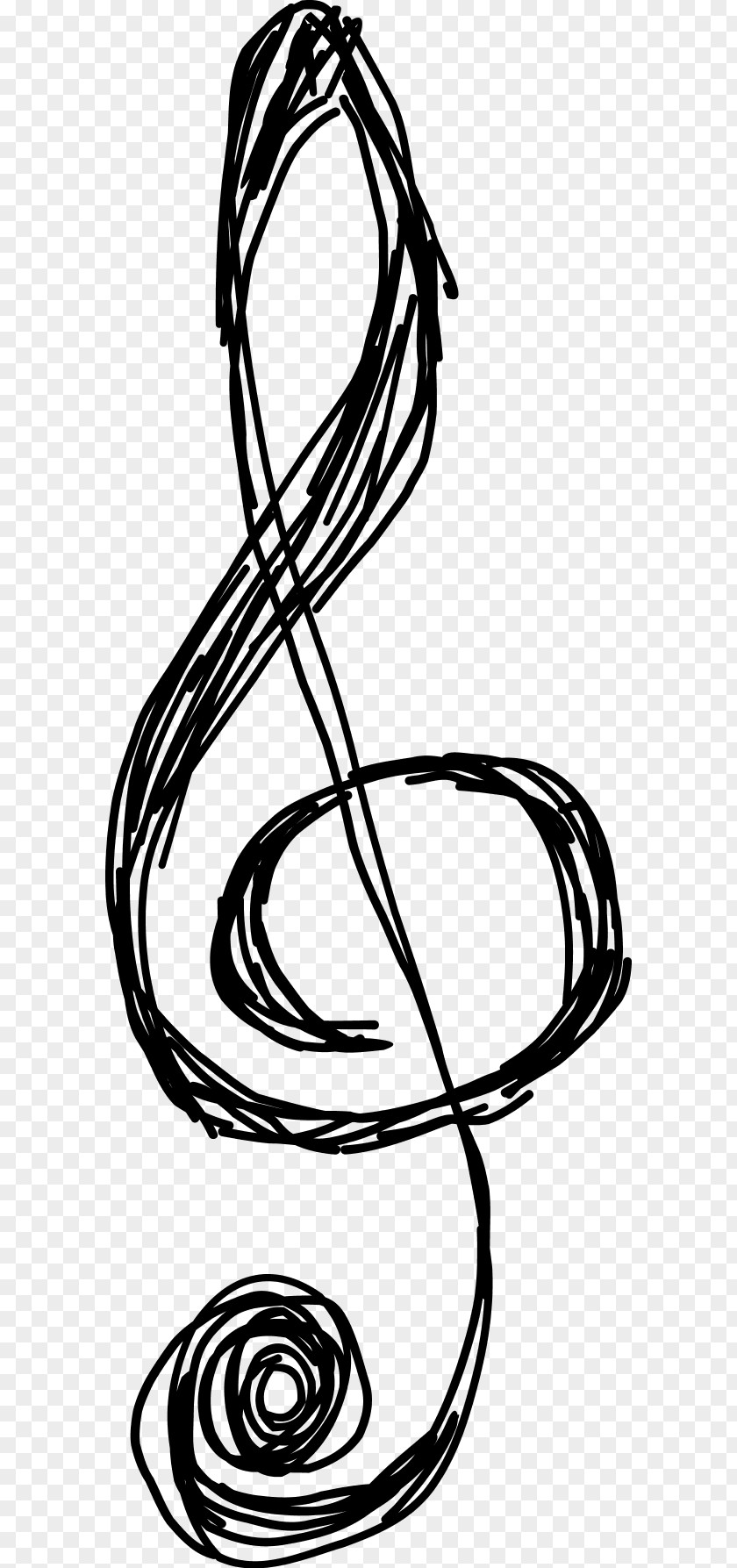 Musical Note Treble Clef Drawing PNG