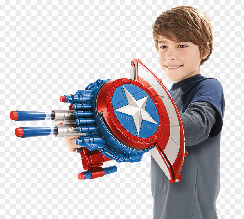 Amazon Nerf Captain America's Shield Marvel Avengers Assemble Toy PNG