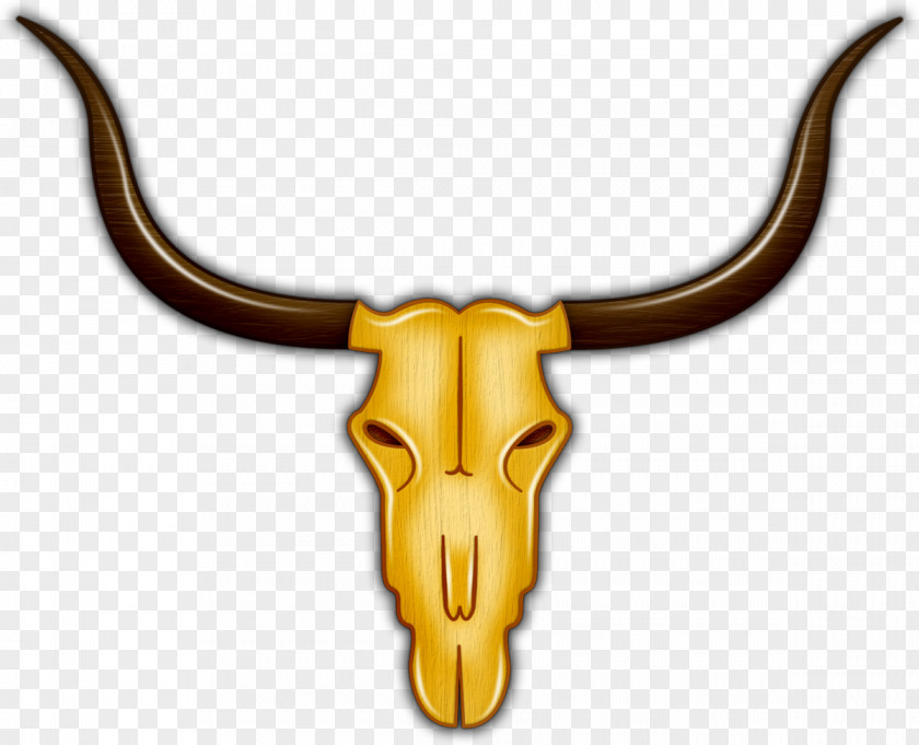 Cattle Antelope Horn Bone Clip Art PNG