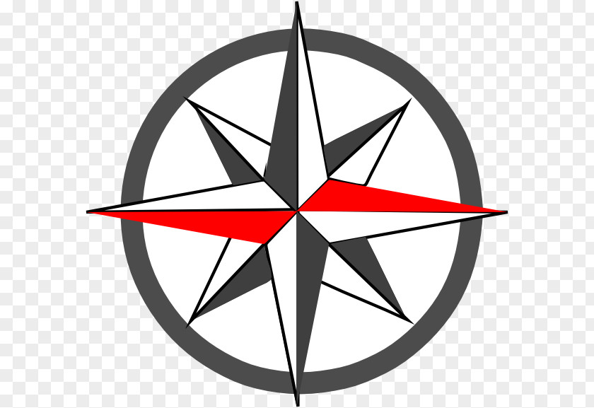 Compass Rose Drawing Clip Art PNG