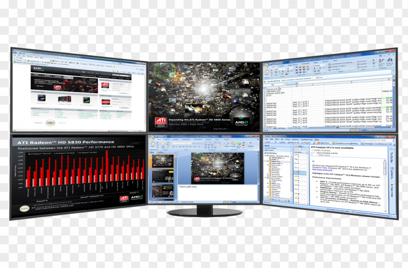 Computer Monitors Graphics Cards & Video Adapters Software ATI Radeon HD 5870 PNG