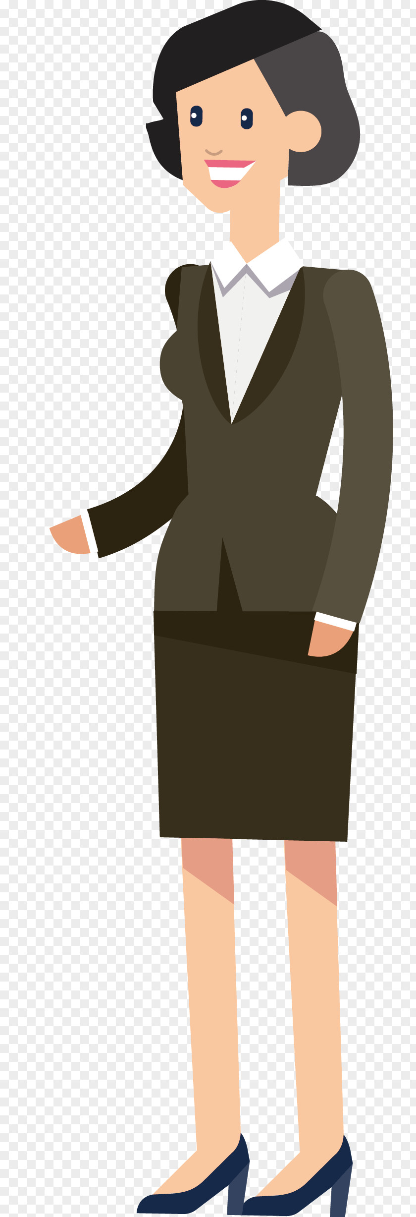 Female Business People Vector Clip Art PNG
