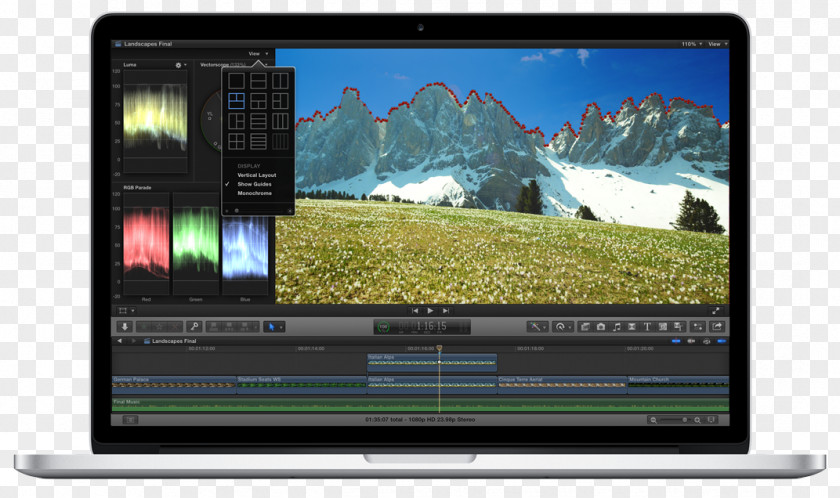 Final Cut Pro X Video Editing Studio Computer Software PNG