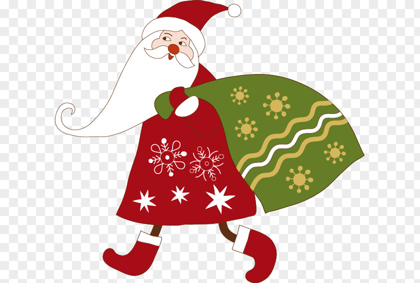 Green Santa Claus Gift Bags Wedding Invitation Christmas Card Greeting & Note Cards PNG